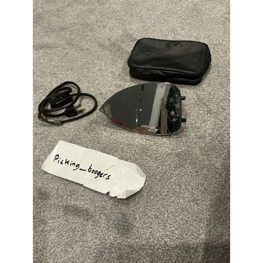 Vintage~Abbott Folding Electric Travel Clothes Iron~Model TR120 (Working)